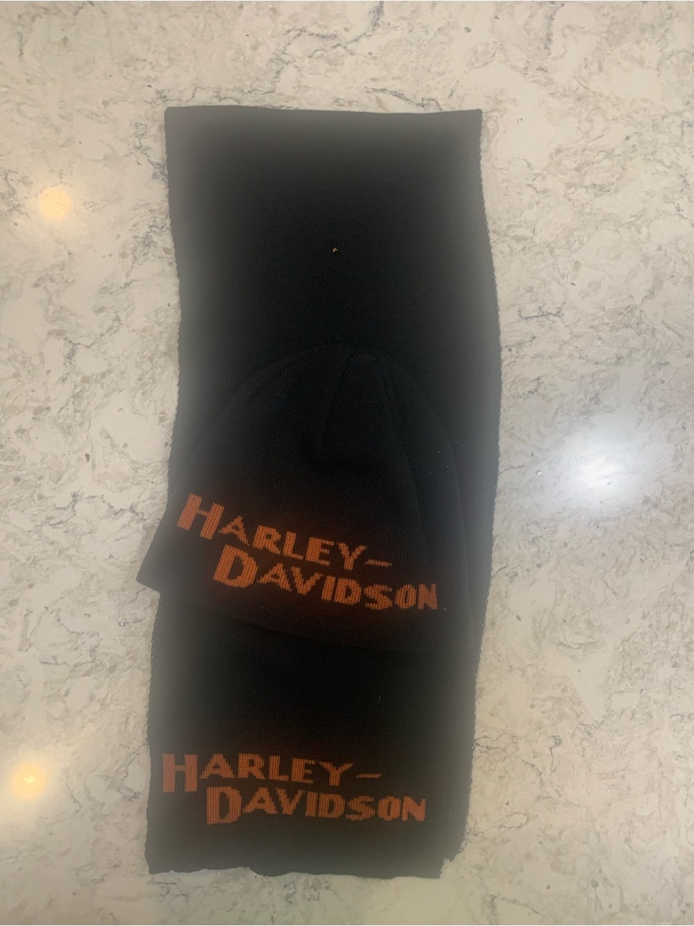 Harley-Davidson Black Hat with neck scarf - Picture 2 of 5
